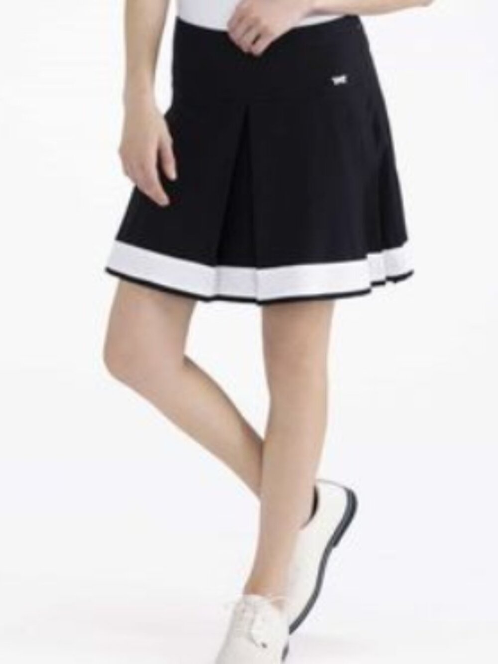 PXG Black and White Pleated Tennis Skirt